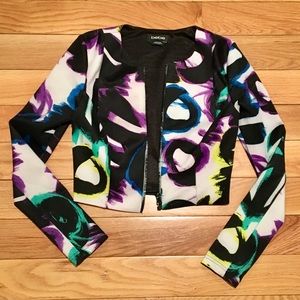 Bebe Printed Scuba Jacket